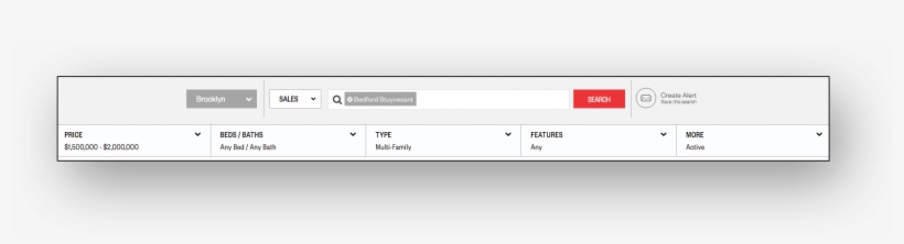 Brownstoner Real Estate Search Bar - Real Estate Search Bar, transparent png
