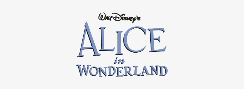 Disney's Alice In Wonderland Vector Logo - Alice In Wonderland Logo Png, transparent png
