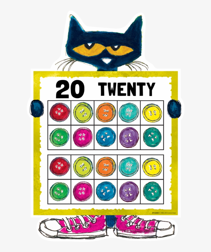 Pete The Cat Numbers 0-20 Bulletin Board Alternate - Pete The Cat Numbers 0-20 Bulletin Board, transparent png
