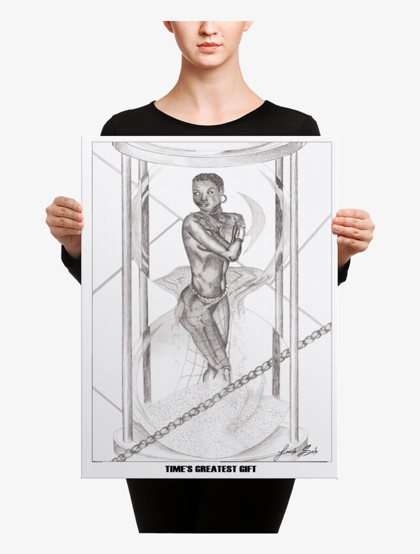 Time's Greatest Gift Big Brain Creative Arts Stretched - Black Mask Fawn French Bulldog Is Ready, transparent png