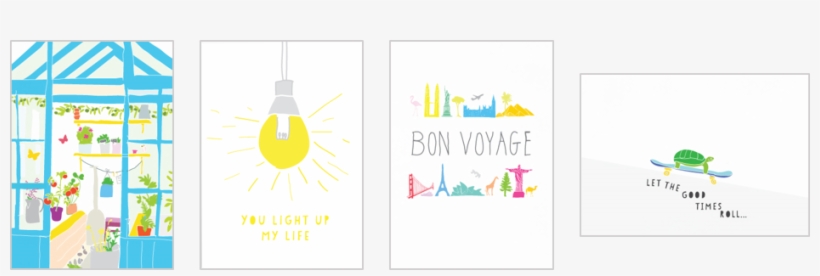 Is A Range Of Quirky Greeting Cards And Also A Selection - Graphic Design, transparent png