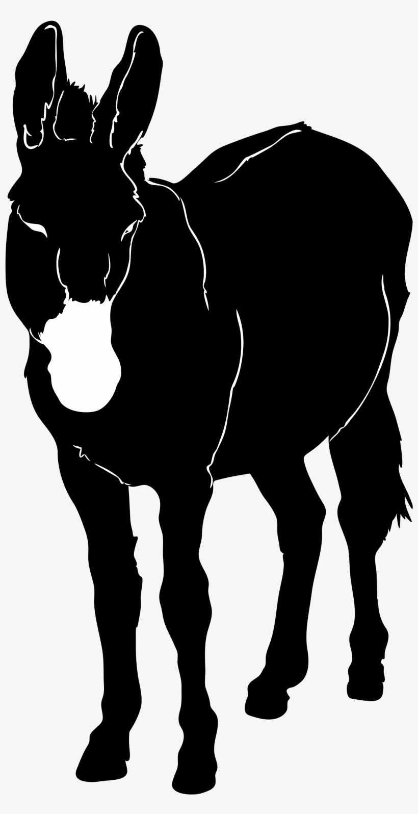 Open - Donkey Silhouette Transparent, transparent png
