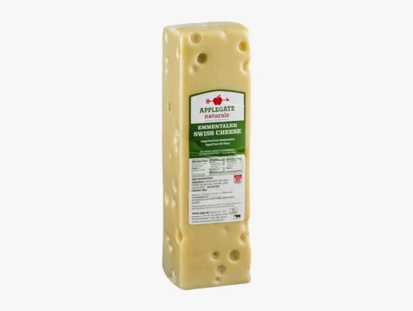 Applegate Emmentaler Swiss Cheese, transparent png
