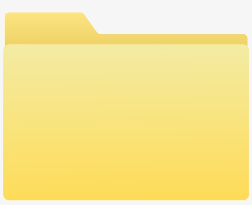 Open - Yellow File Folder Png, transparent png