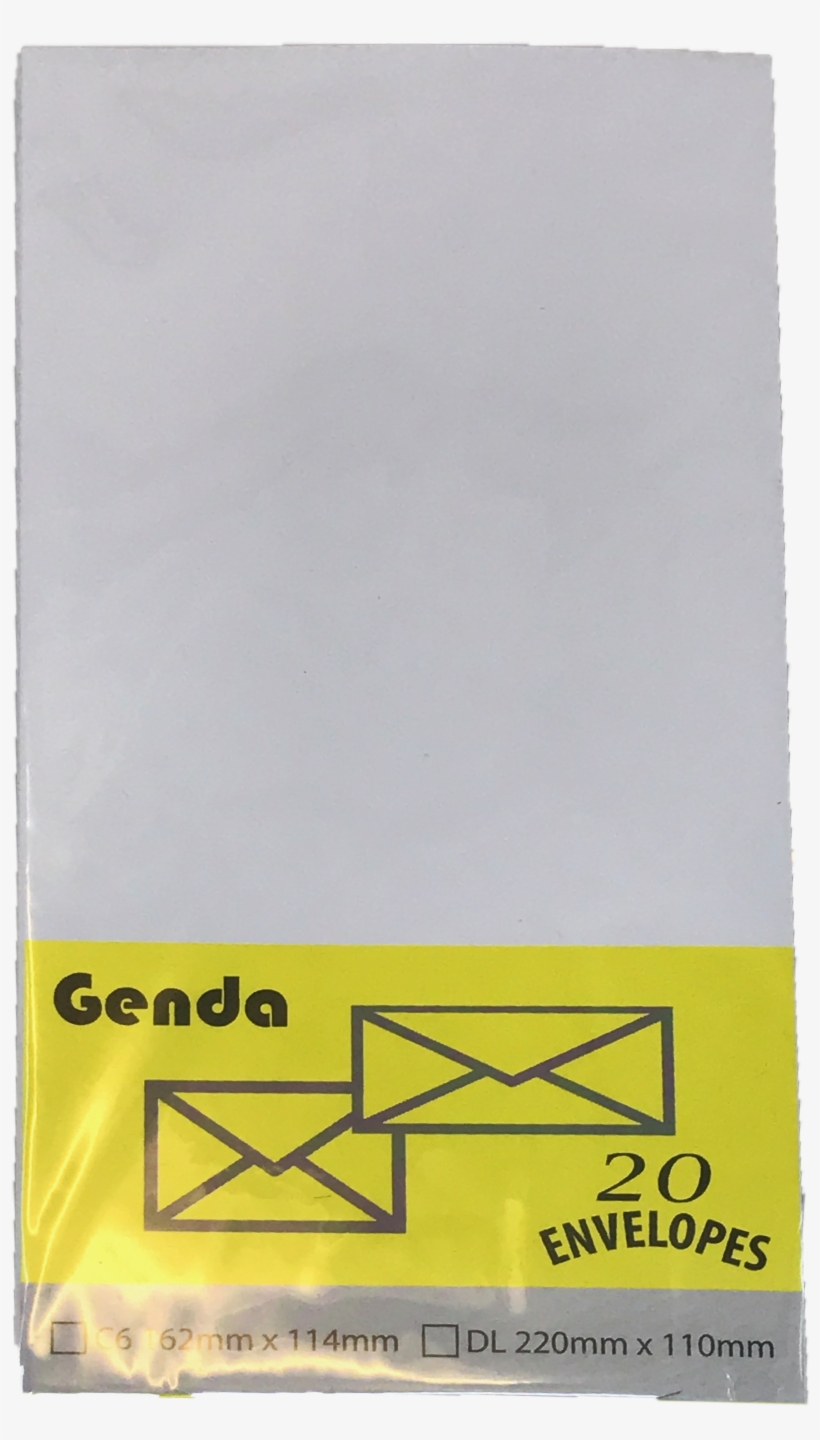 Genda White Envelope 20's - 1920s, transparent png