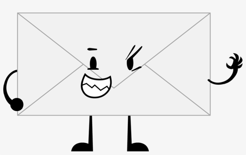 Envelope Pose - Cartoon, transparent png