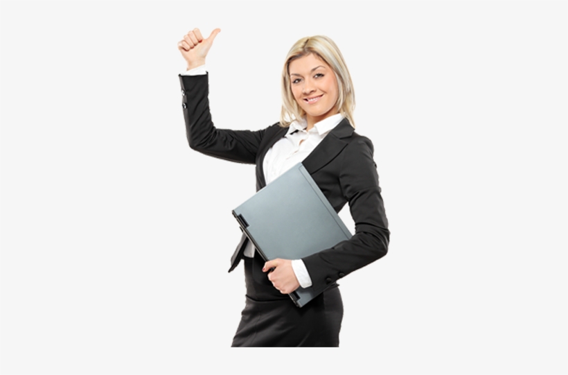 Businesswoman - Businesswoman With Laptop Png, transparent png