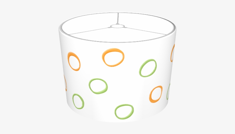 Painted Retro Circles Orange Green - Circle, transparent png