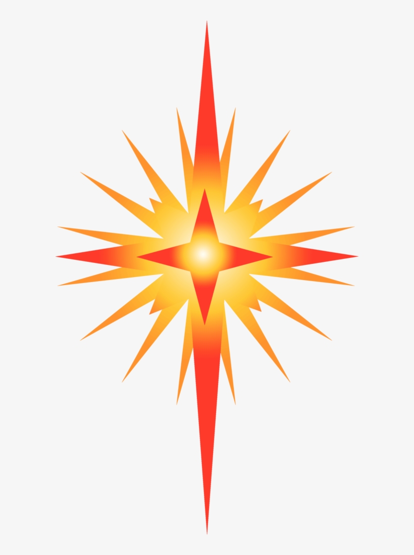 Bright Star Of Bethlehem - Star Of Bethlehem Clipart, transparent png