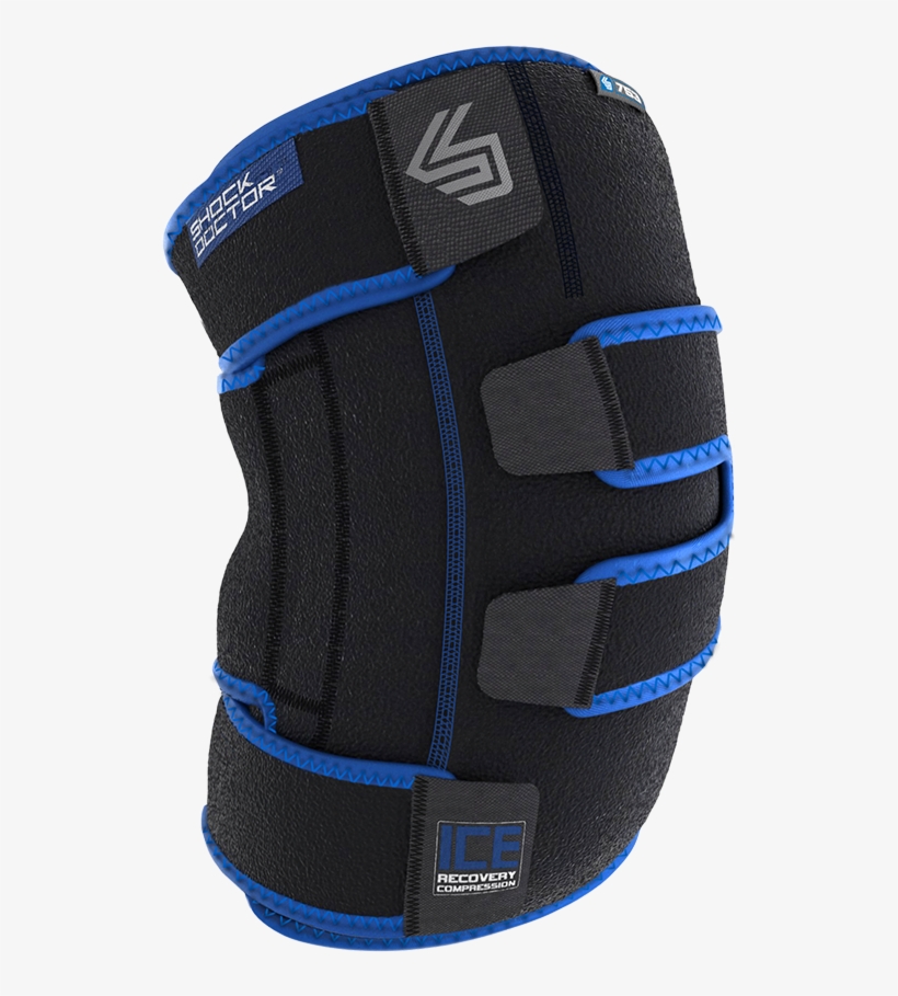 Ice Recovery Knee Compression Wrap - Shock Doctor Knee Ice Pack, transparent png