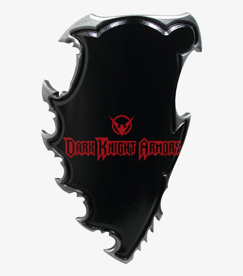 Black And Silver Chaos Larp Battle Shield - Shield, transparent png
