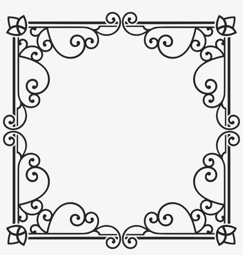 Big Image - School Frames To Color, transparent png