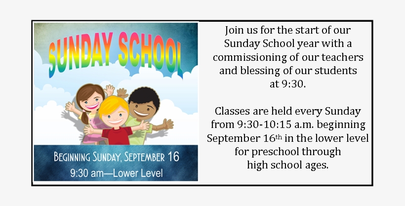 Sunday School - Episcopal Church, transparent png