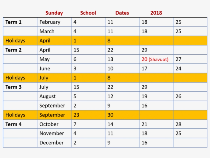 School Dates 2018 - School, transparent png