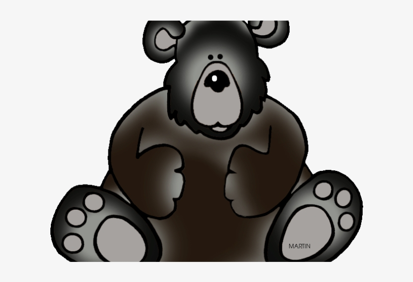 Black Bear Clipart - Brown Bear Clip Art, transparent png