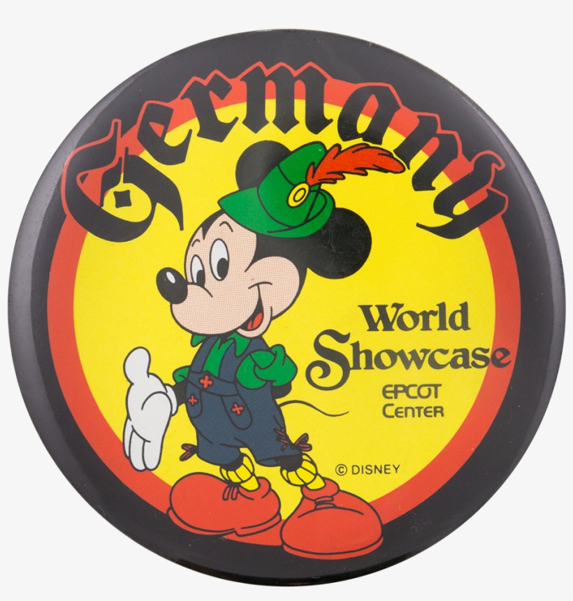 Epcot Center World Showcase Germany - Bundle Of 2 Vintage Disney World Button Pins, transparent png