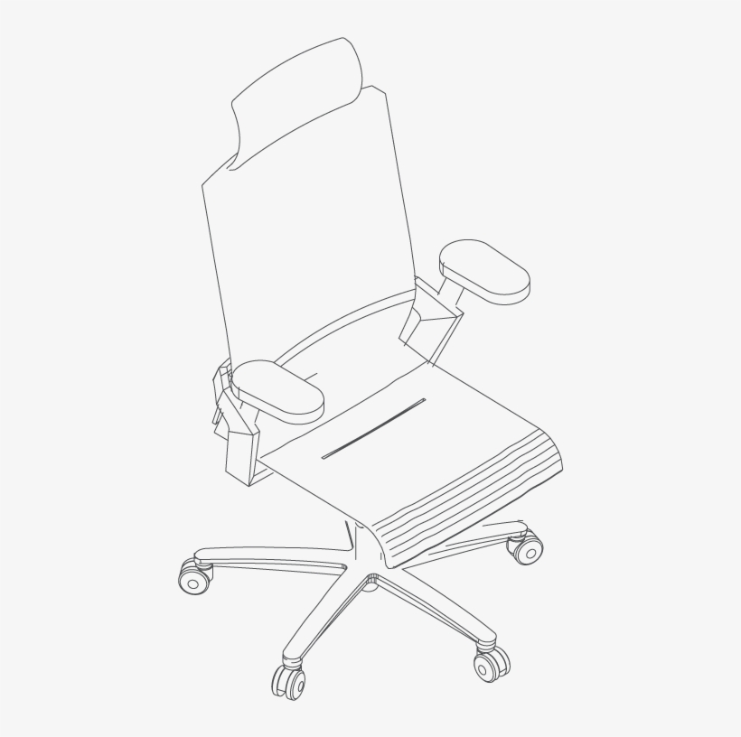 Chair - Office Chair, transparent png