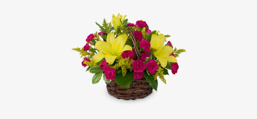 Sweet As Summer Flower Arrangement - Basketball Sympathy Floral Arrangement, transparent png