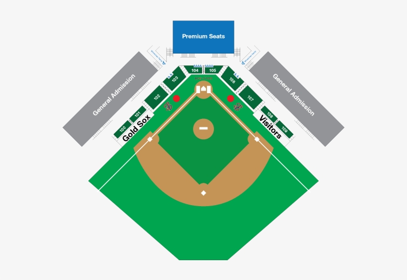 Gold Sox Stadium Map - Marysville Gold Sox Stadium, transparent png