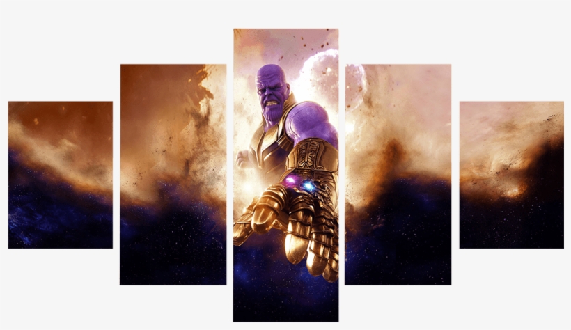 Avengers Thanos With All Infinity Stones - Infinity War Thanos, transparent png