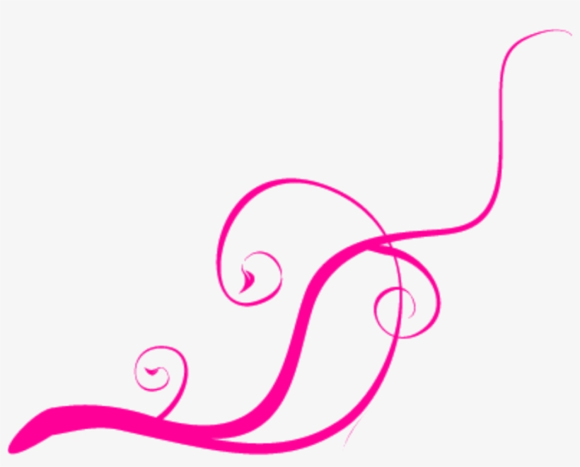 Pink Abstract Lines Transparent Images Pink Swirl Borders Transparent