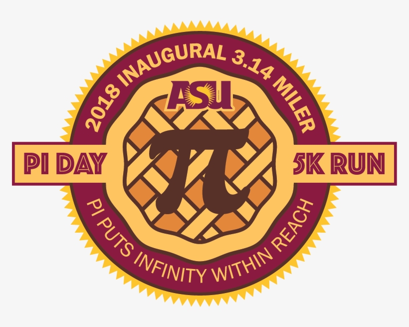 Asu Pi Day 5k Run Logo - Arizona State University, transparent png
