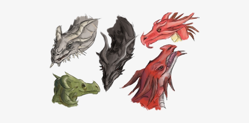 Spent The Whole Afternoon Doodling Nerds - Durnehviir Odahviing Paarthurnax Alduin, transparent png