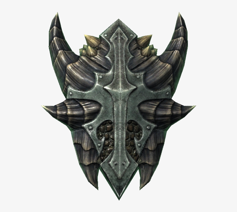 Skyrim Dragonscale Shield, transparent png