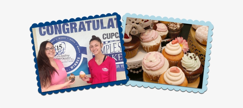 Cupcake Photo Frame - Simple Simon Bakery, transparent png