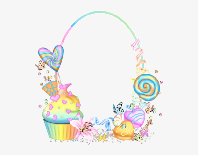 Cadres Frame Rahmen Quadro Png Frames Pinterest - Cupcake Borders And Frames, transparent png