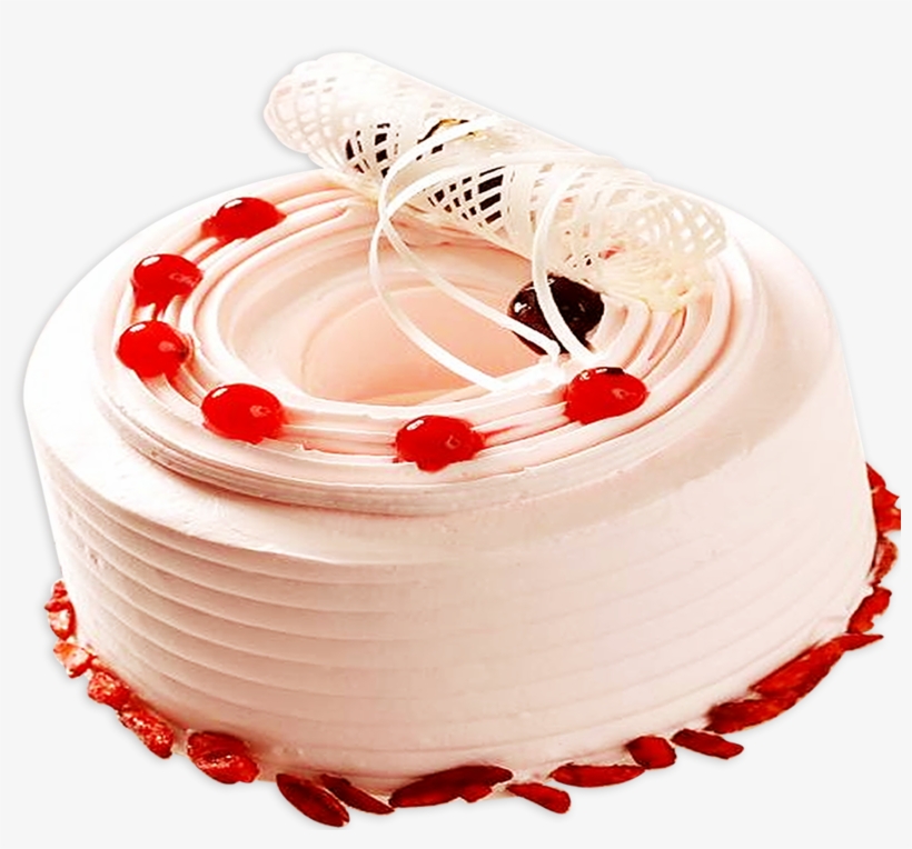 Black And White Stock Chiffon Birthday Whipped Cream - Cake, transparent png