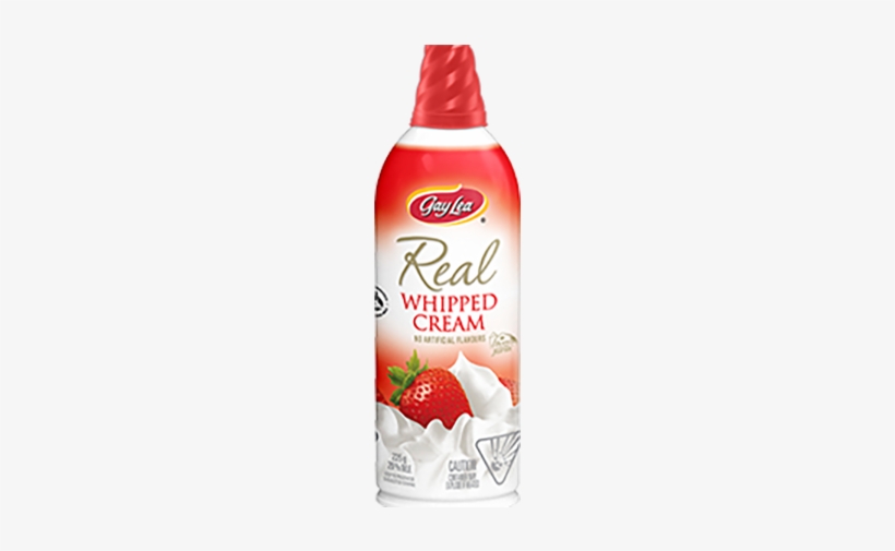 Regular Whipped Cream - Real Whipped Cream Can, transparent png
