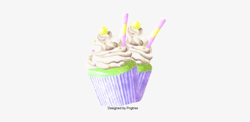 Cartoon Hand-painted Dessert Ice Cream, Sweet Cone, - Dessert, transparent png