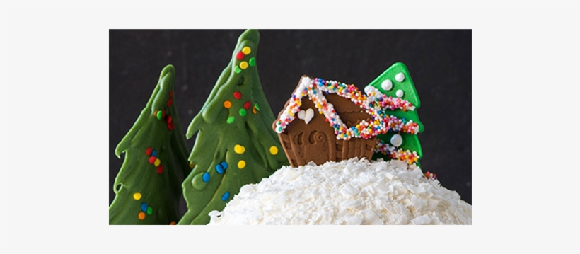 Whimsical Winter Cake - Cake, transparent png