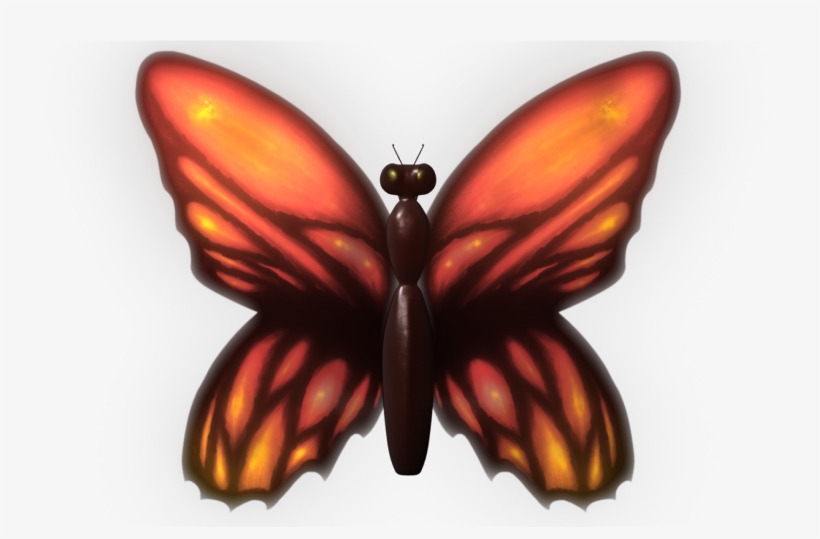 The Wings Now Have Areas Of Transparency, Which Was - Brush-footed Butterfly, transparent png