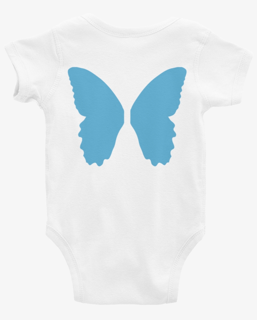 Butterfly Wings - Blue - Bodysuit - Silhouette, transparent png