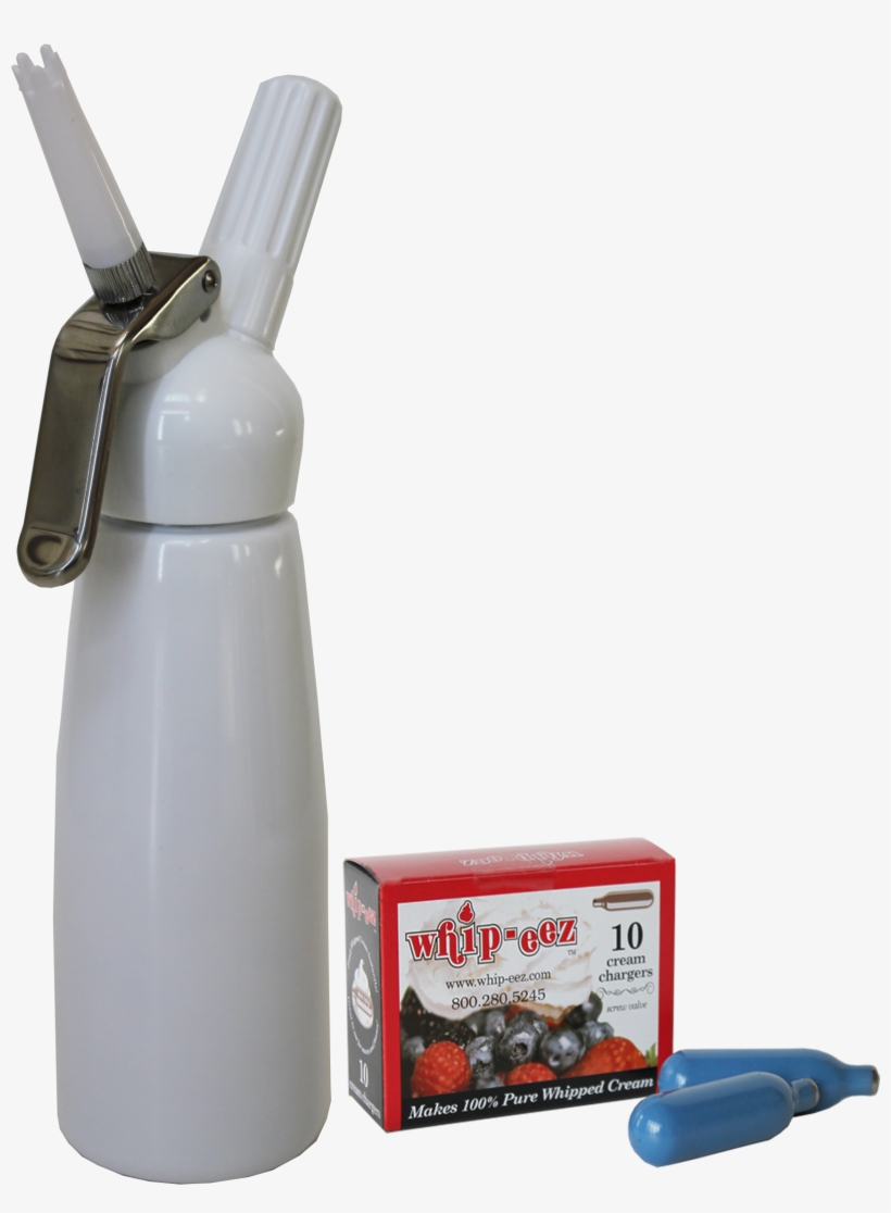 White Whip Cream - Whip-eez Whip Cream Chargers 10 Pk, transparent png