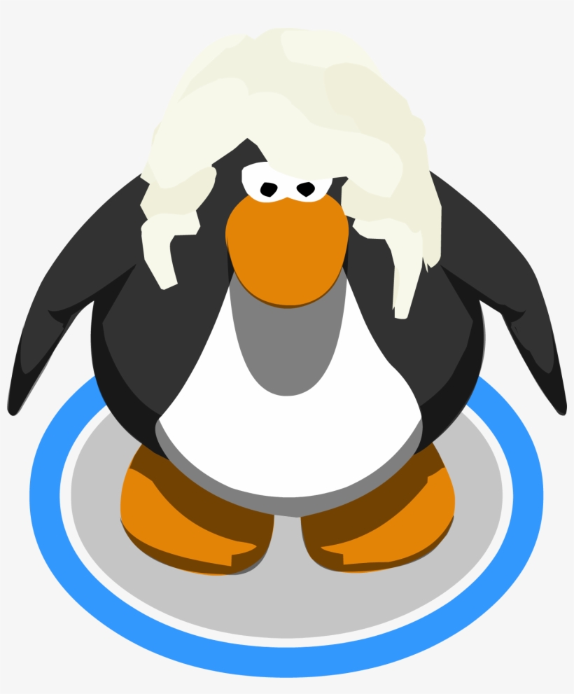 The Whipped Cream In Game - Club Penguin Blue Penguin, transparent png