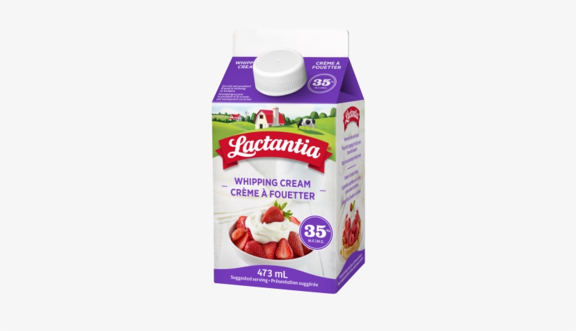 Lactantia® 35% Whipping Cream - Whipped Cream 35 Fat, transparent png