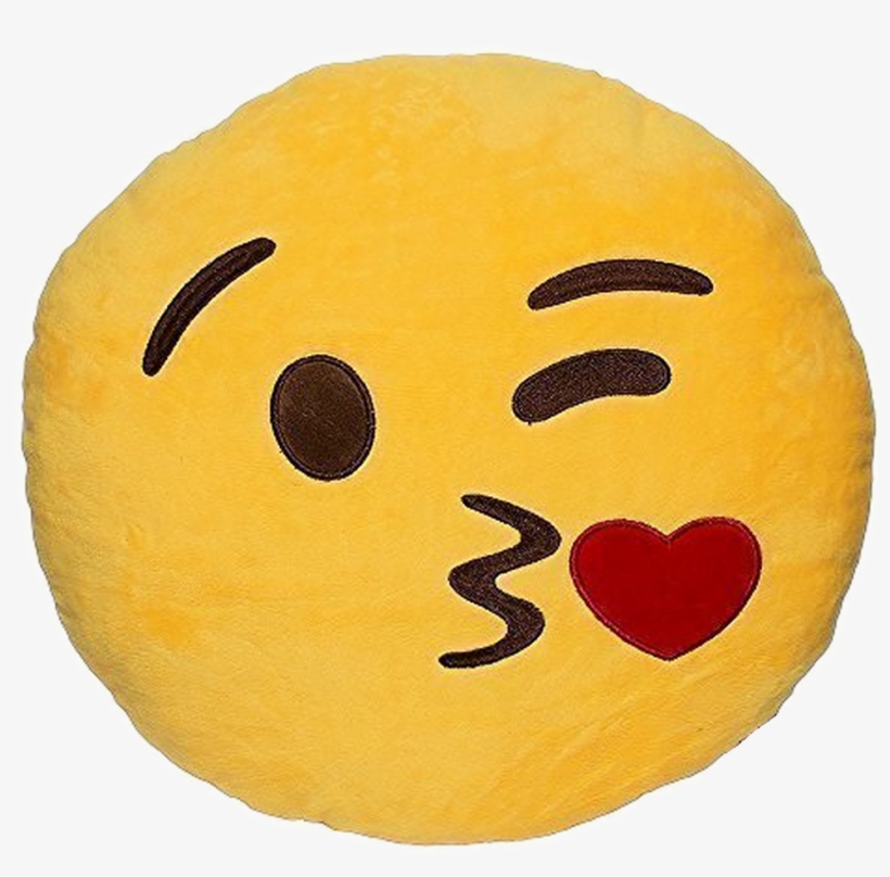 Blowing Flying Kisses Emoticons Pinterest Emoji Smiley - Ec Hot Sale Cushion Emoticon Emoji Pillow Gift Cute, transparent png