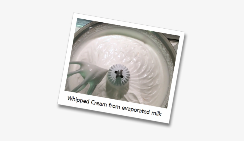 Evaporated Milk Whipped Cream - Picture Frame, transparent png