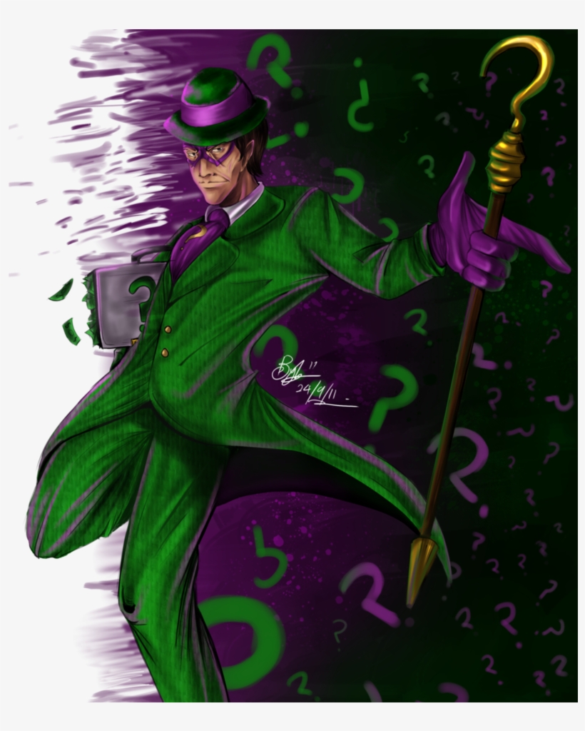 The Riddler By Https - Riddler Best Fan Art, transparent png