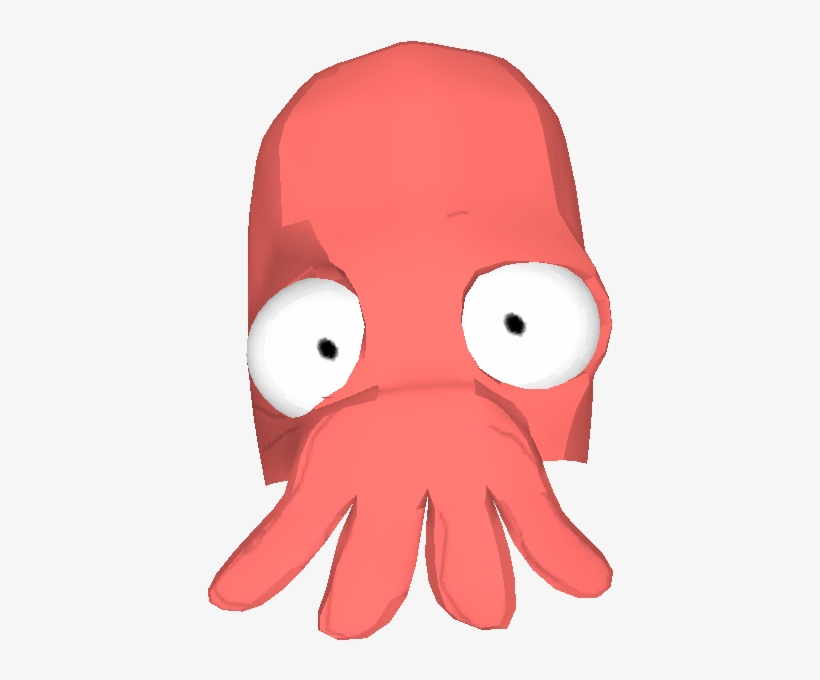 Zoidberg Head 5,000 Points - Octopus, transparent png