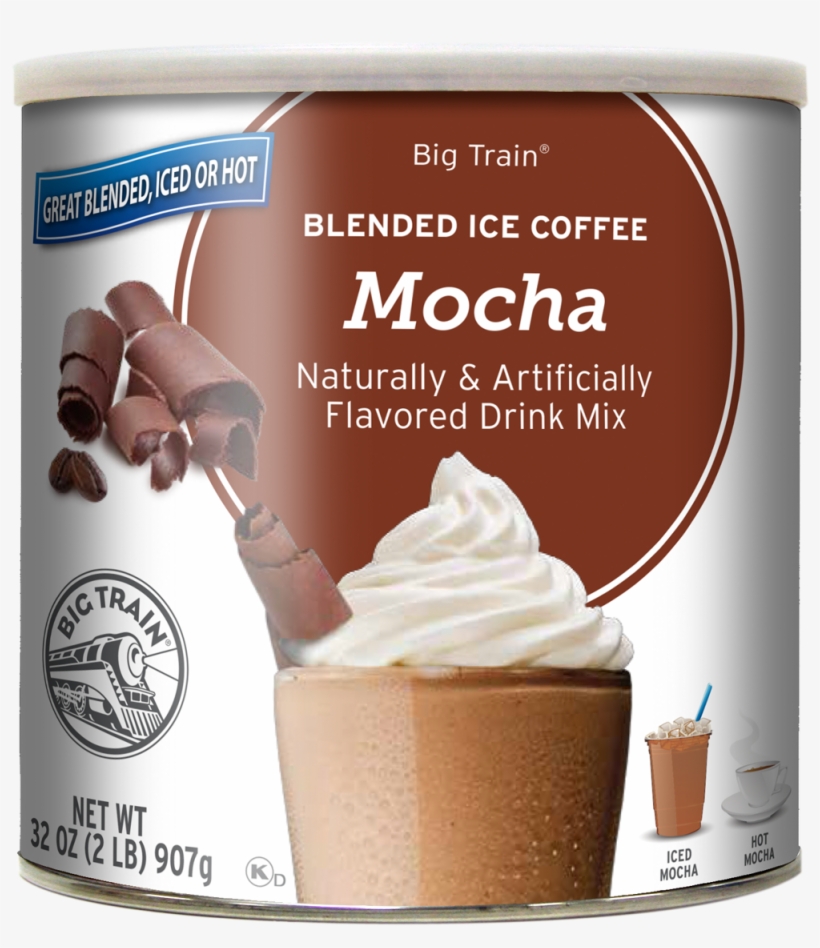Big Train Blended Ice Coffee Mocha 950ml (pack Of 2), transparent png