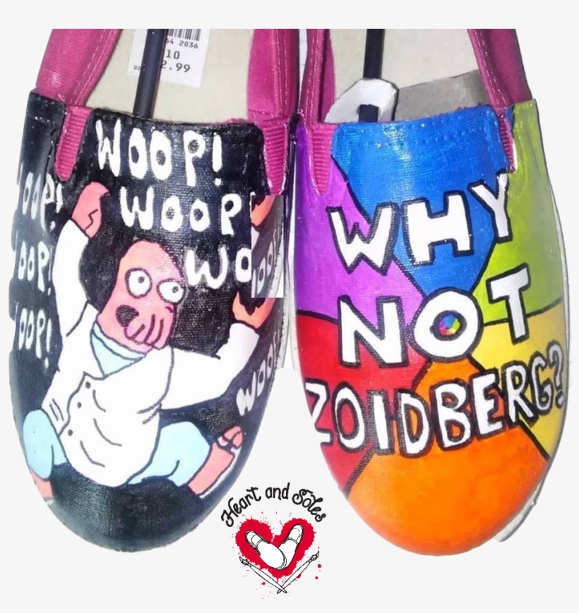 Zoidberg Futurama Hand Painted Shoes - Not Zoidberg Painted Shoes, transparent png