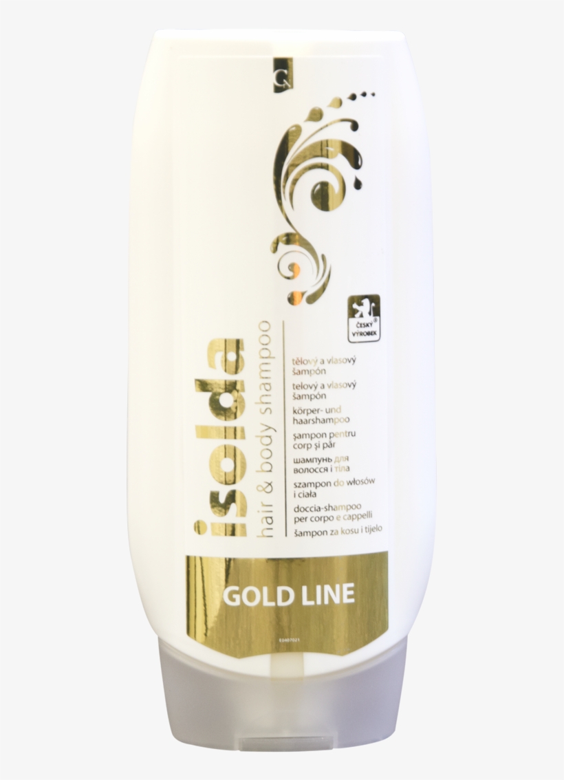 Isolda Gold Line Hair And Body Shampoo - Shampoo, transparent png