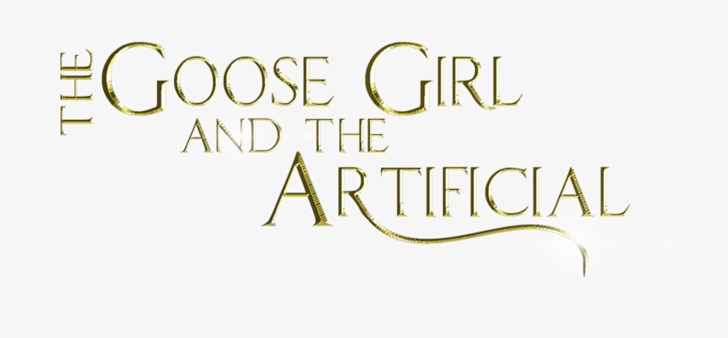 Goose Girl And The Artificial - Calligraphy, transparent png