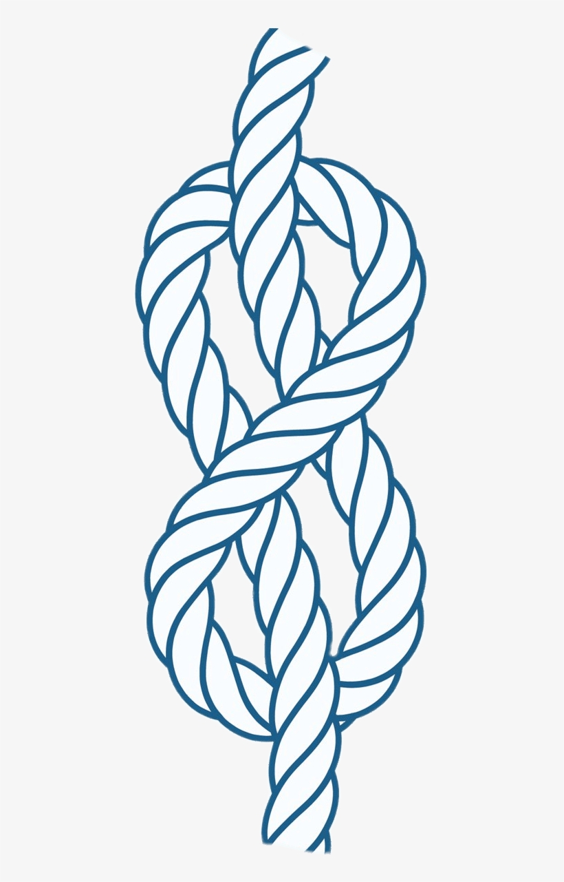 Vertical Figure 8 Knot - Figure 8 Knot Clipart, transparent png