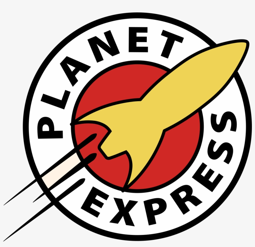 Futurama Planet Express - Planet Express Logo Phone, transparent png