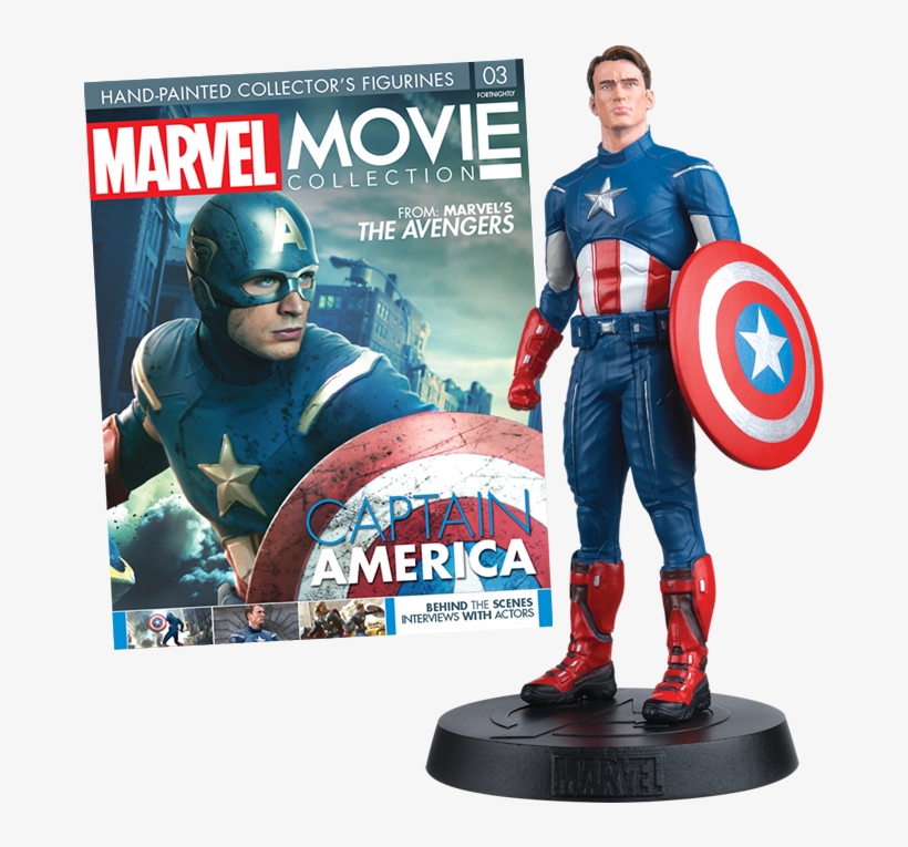 Mm-issue03 Captain America - Marvel Movie Collection Capitan America, transparent png